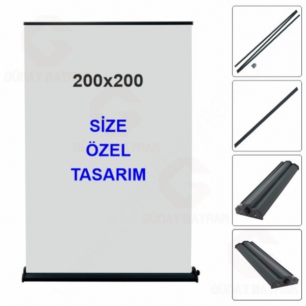 200x200 Lx Rollup Banner Pro Devrilmez Roll Up Banner Bask