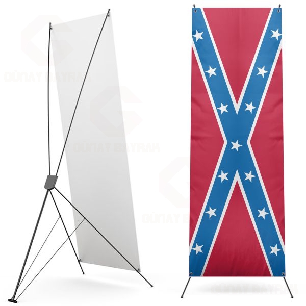 Amerika Konfedere Devletleri Dijital Bask X Banner