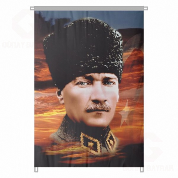 Atatrk zgrlk ve Laiklik dealini Yanstan Posterler Trkiye Gelecei in lham Verici Bez Atatrk Posteri No 26