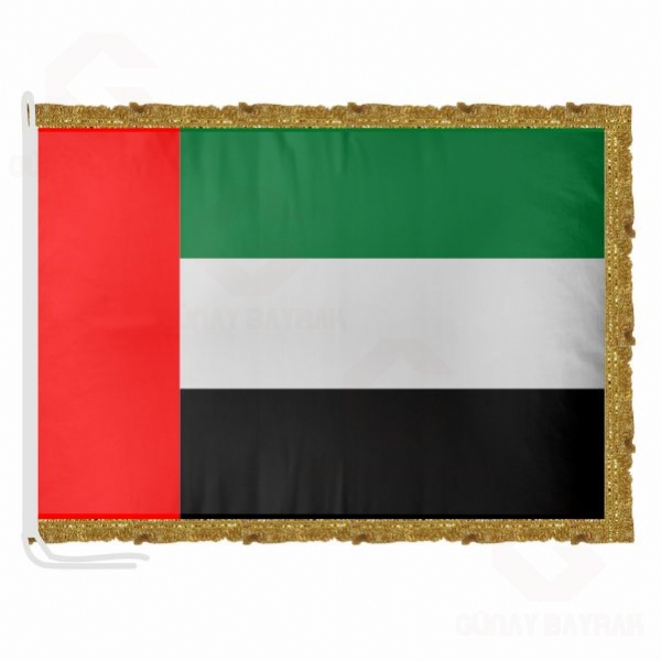 Birleik Arap Emirlikleri Saten Makam Bayra