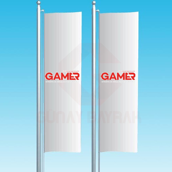 Gamer Gvenlik ve Acil Durumlarda Koordinasyon Merkezi Dikey ekilen Bayraklar