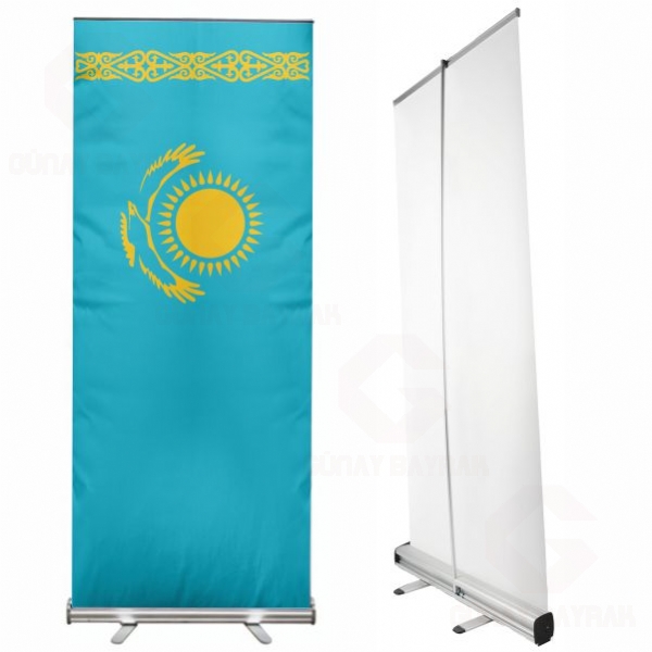 Kazakistan Roll Up Banner