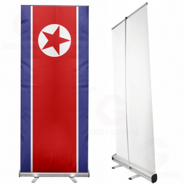 Kuzey Kore Roll Up Banner