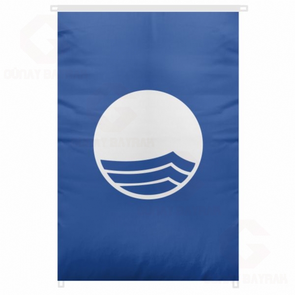 Mavi Deniz Bina Boyu Byk Bayrak