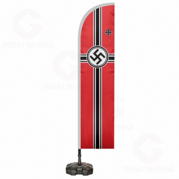 Nazi Almanyas Harp Sanca Yelken Bayraklar