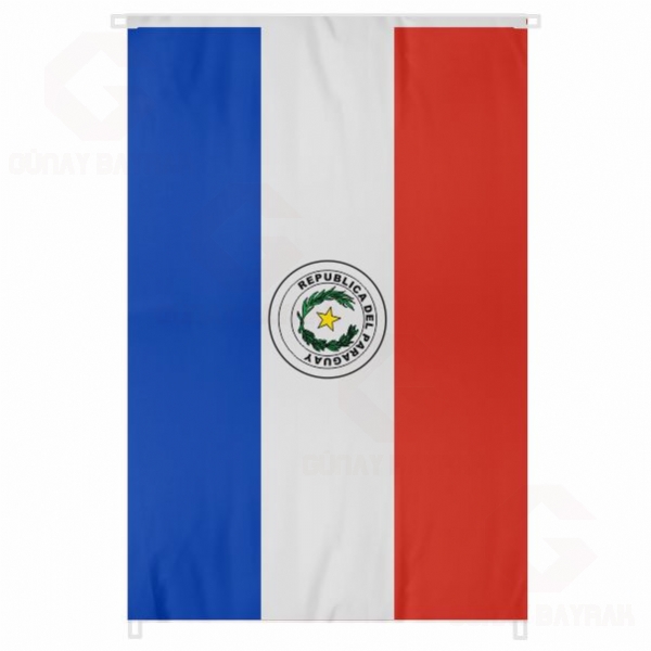 Paraguay Bina Boyu Byk Bayrak