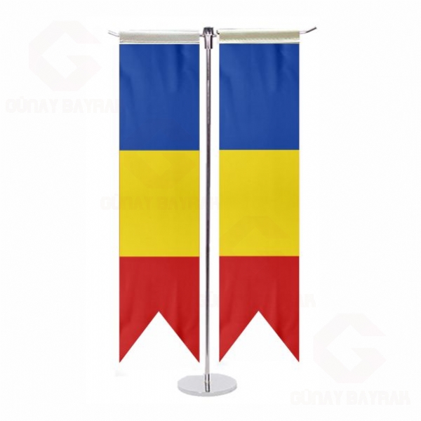 Romanya T Masa Bayraklar