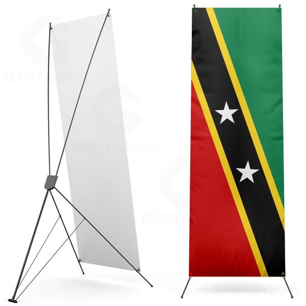 Saint Kitts ve Nevis Dijital Bask X Banner