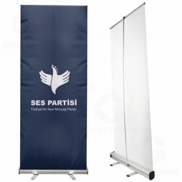 Ses Partisi Roll Up Banner