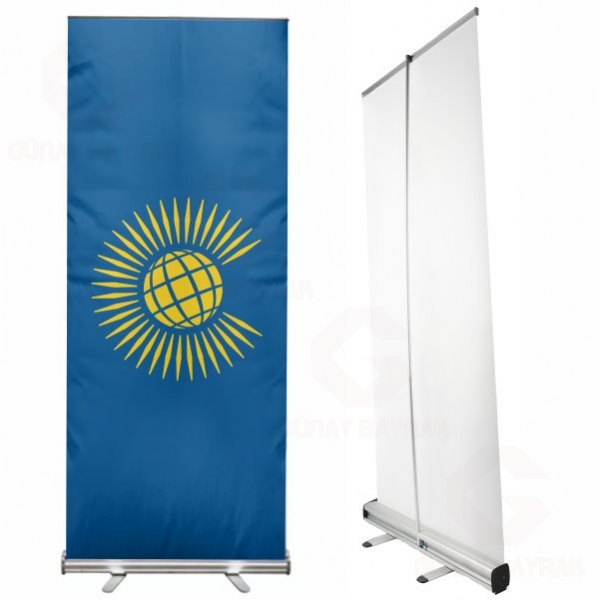 The Commonwealth Roll Up Banner