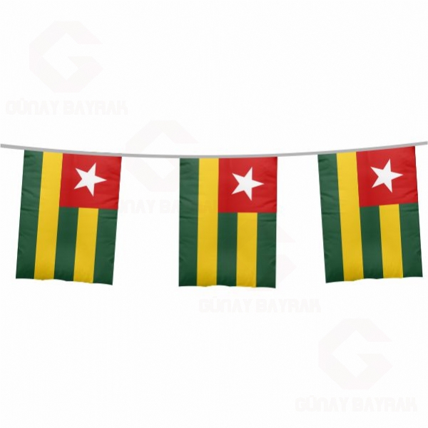 Togo pe Dizili Kare Bayraklar