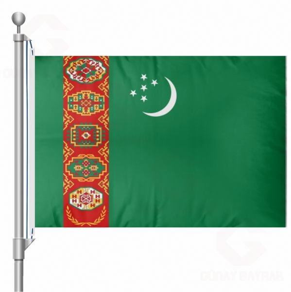 Trkmenistan Bayra Trkmenistan Flamas