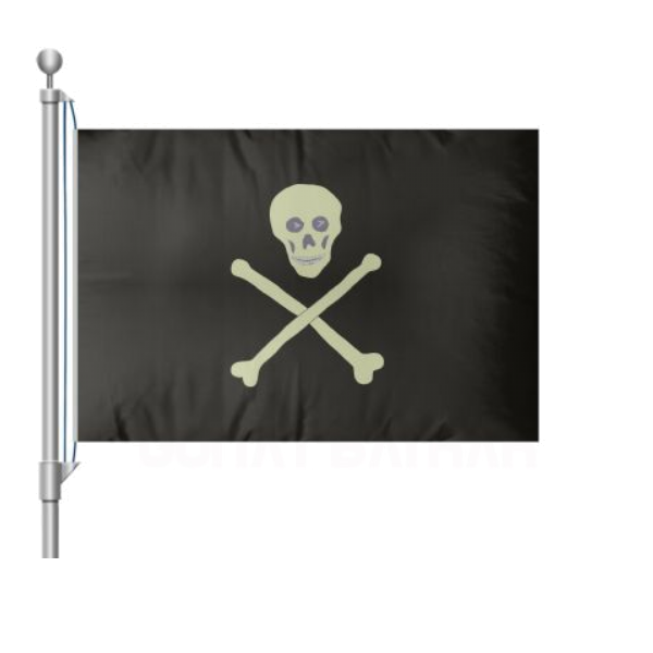 19th Century Barbary Pirate Bayrağı