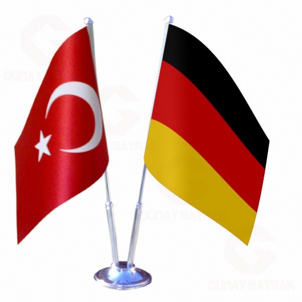 2 li Almanya Masa Bayraklar�
