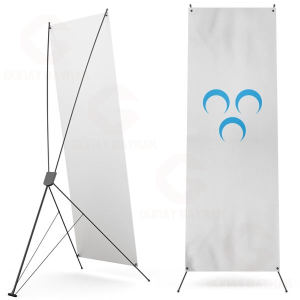 3 Hilal Mavi Dijital Bask� X Banner