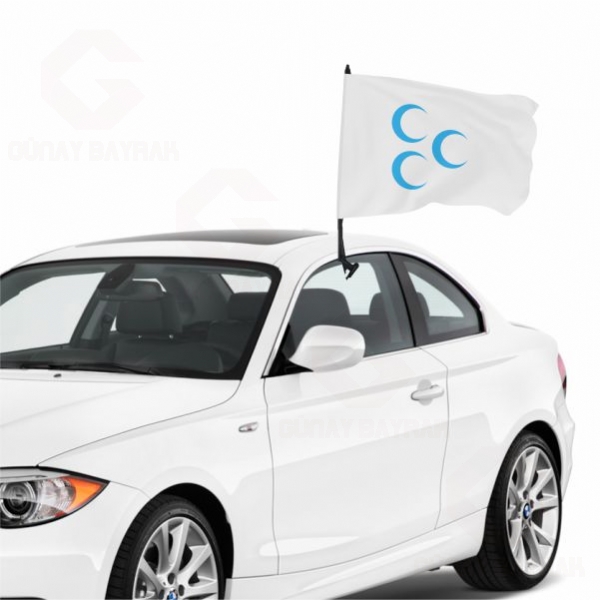 3 Hilal Mavi �zel Ara� Konvoy Bayra��