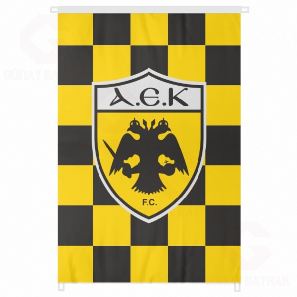 AEK Athens FC Bina Boyu B�y�k Bayrak