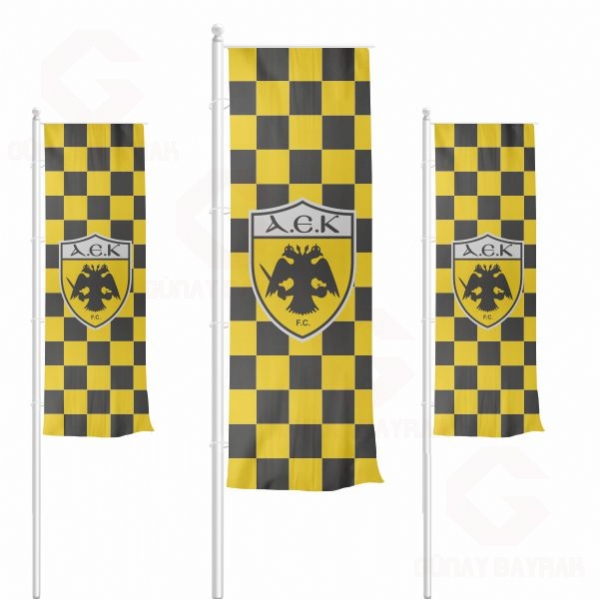 AEK Athens FC Dikey �ekilen Bayraklar