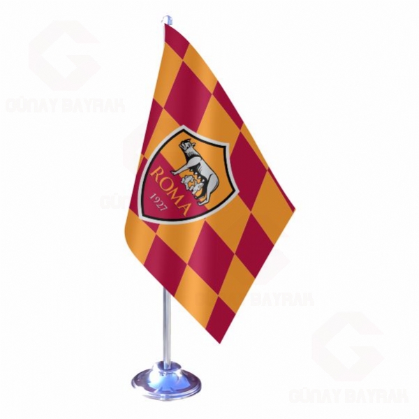 AS Roma Tekli Masa Bayra��