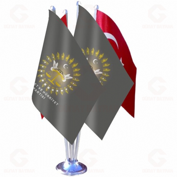 Adalet ve H�rriyet Partisi D�rtl� Masa Bayra��