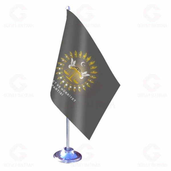 Adalet ve H�rriyet Partisi Tekli Masa Bayra��