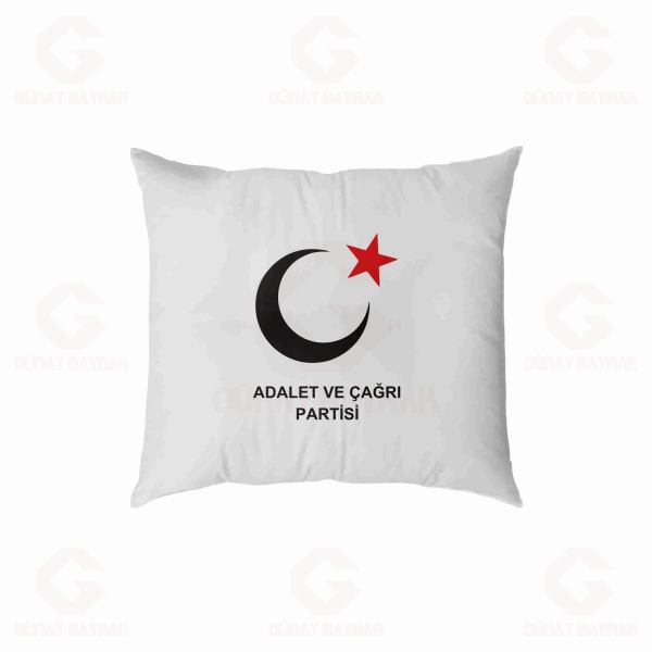 Adalet ve �a�r� Partisi Dijital Bask�l� Yast�k K�l�f�