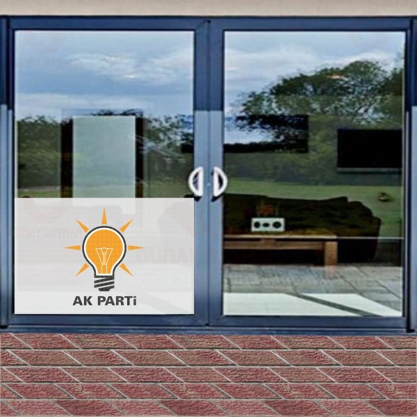 Ak Parti Cam Folyo One Way Vision Bask�
