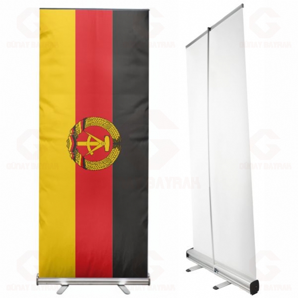 Alman Demokratik Cumhuriyeti Roll Up Banner
