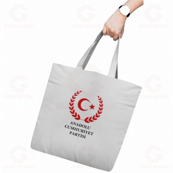Anadolu Cumhuriyet Partisi Bez �anta Modelleri ve Bez �anta