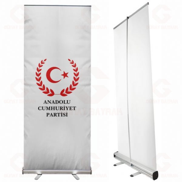 Anadolu Cumhuriyet Partisi Roll Up Banner