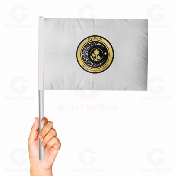 Anadolu Medeniyet Partisi Sopal� Bayrak