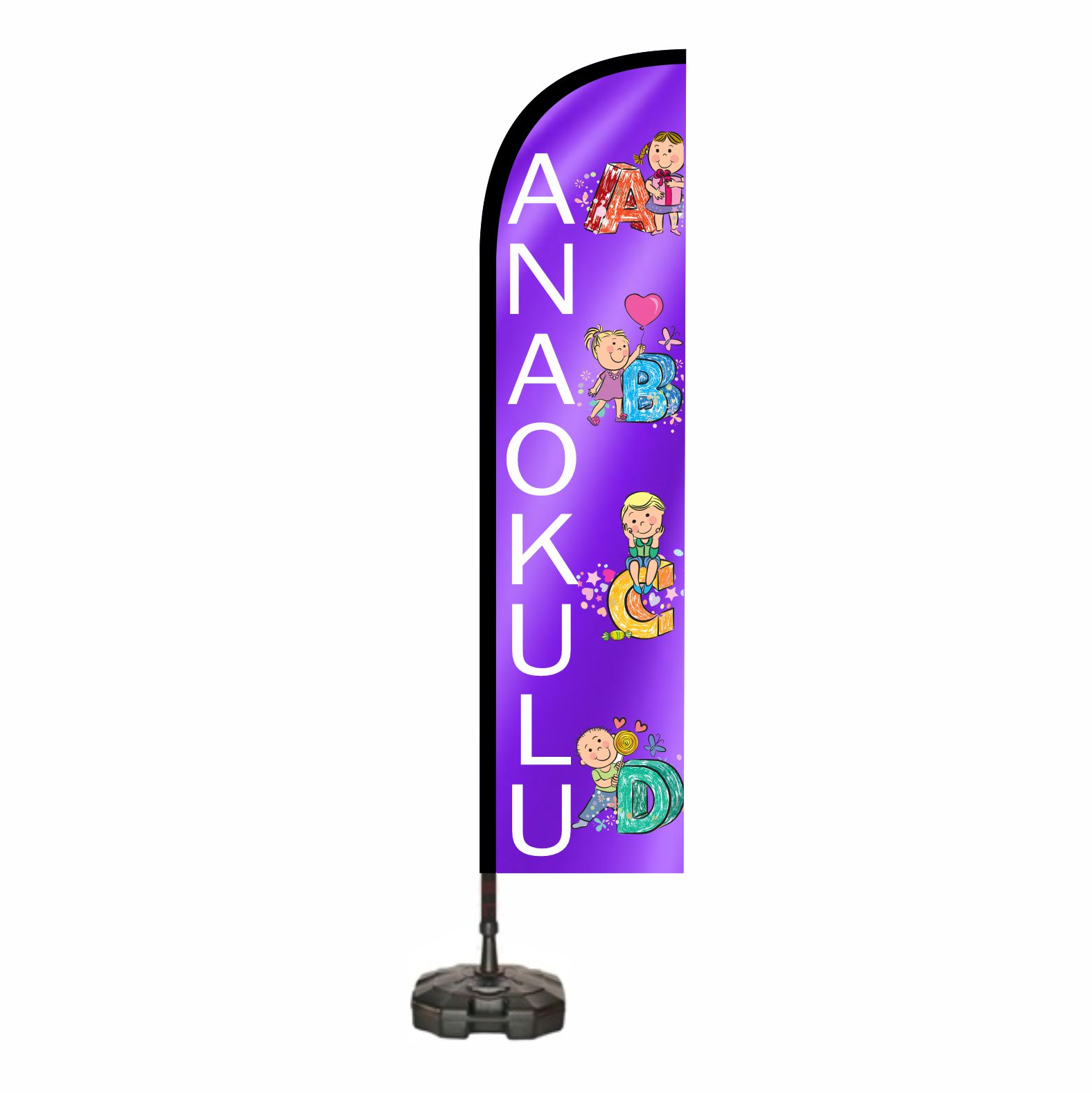 Anaokulu D�kkan �n� Bayraklar�