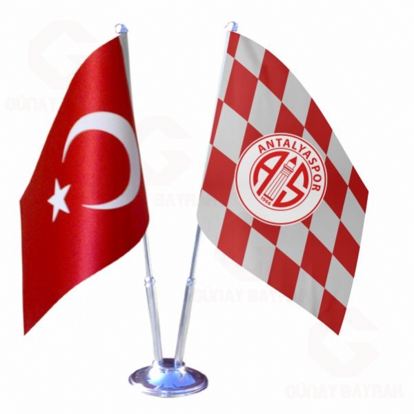 Antalyaspor 2 li Masa Bayraklar
