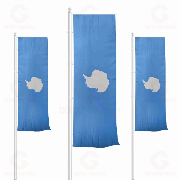 Antarctica Dikey �ekilen Bayraklar