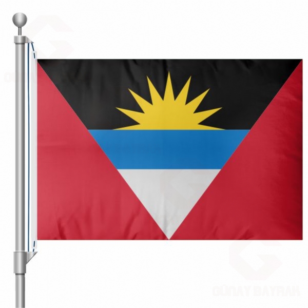 Antigua ve Barbuda Bayra Antigua ve Barbuda Flamas
