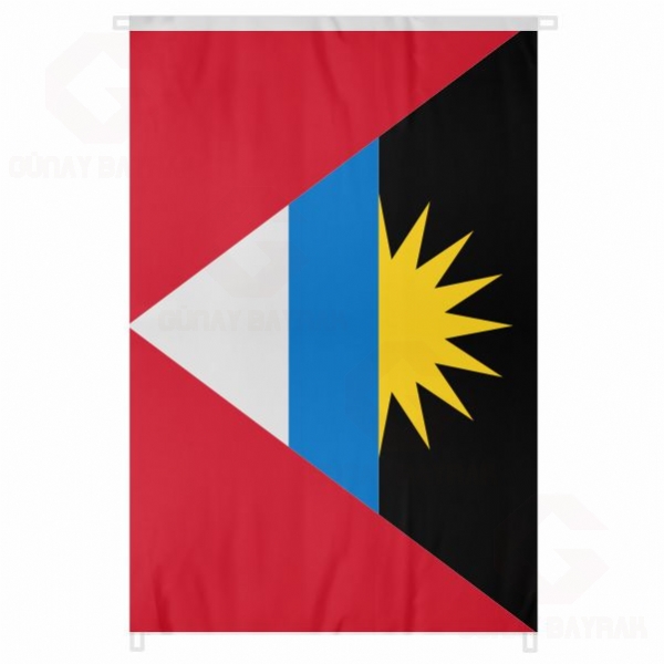 Antigua ve Barbuda Bina Boyu Byk Bayrak