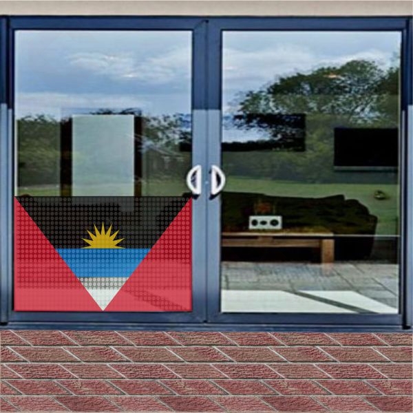 Antigua ve Barbuda Cam Folyo One Way Vision Bask