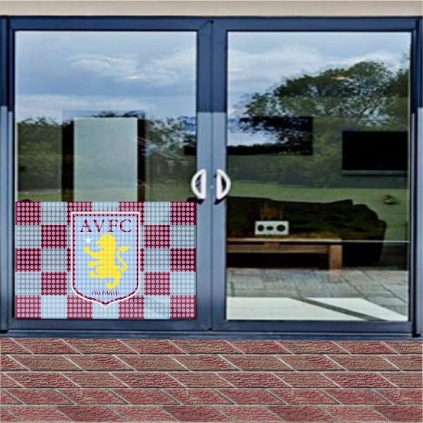 Aston Villa Football Club Cam Folyo One Way Vision Bask�