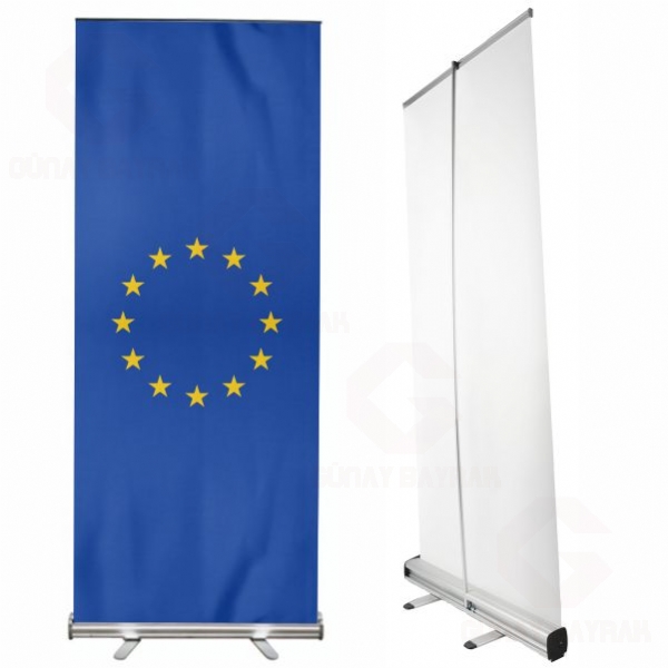 Avrupa Birlii Roll Up Banner