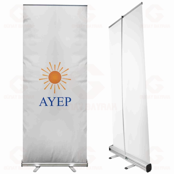 Ayd�nl�k ve Yenilik Partisi Roll Up Banner