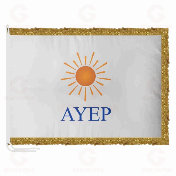 Ayd�nl�k ve Yenilik Partisi Saten Makam Bayra��