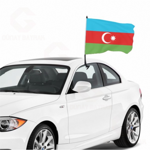 Azerbaycan zel Ara Konvoy Bayra