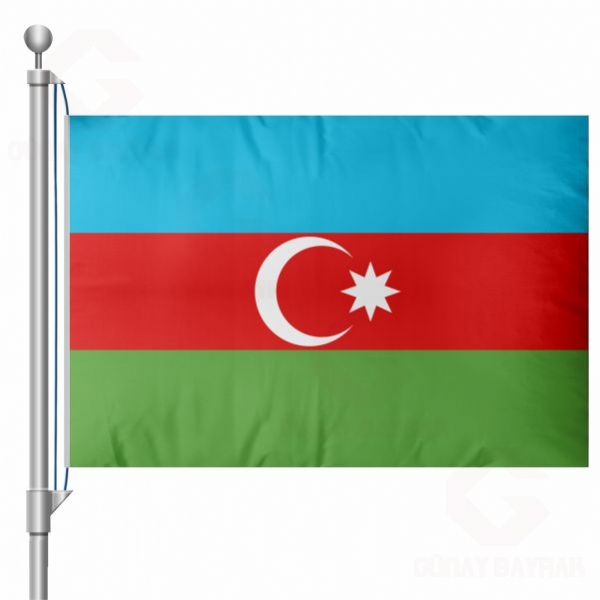 Azerbeycan Bayra Azerbeycan Flamas