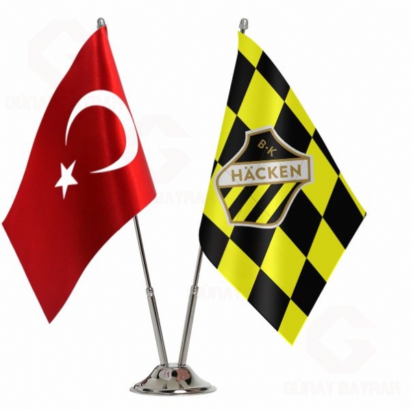 BK Hacken 2 li Masa Bayraklar�