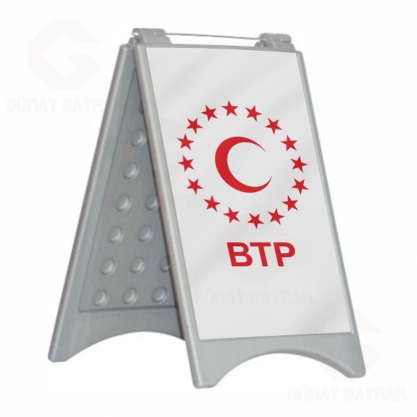 BTP Bamsz Trkiye Partisi A Kapa Plastik Duba