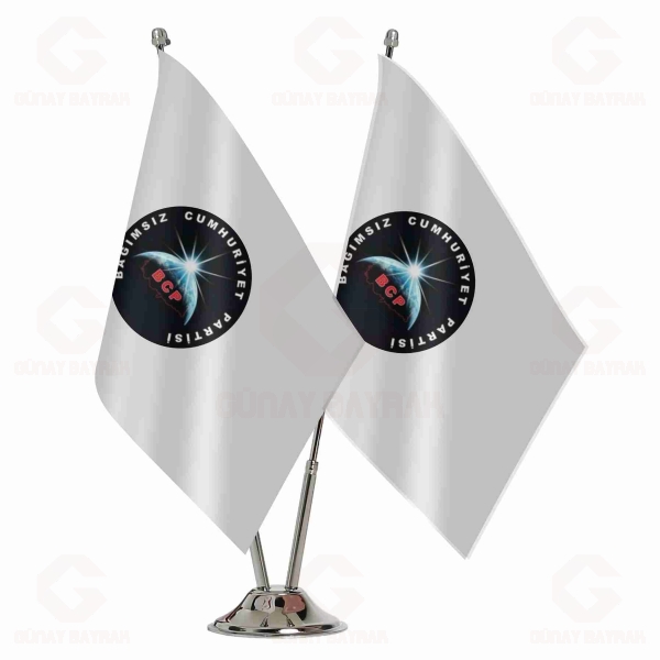Ba��ms�z Cumhuriyet Partisi ikili Masa Bayra��