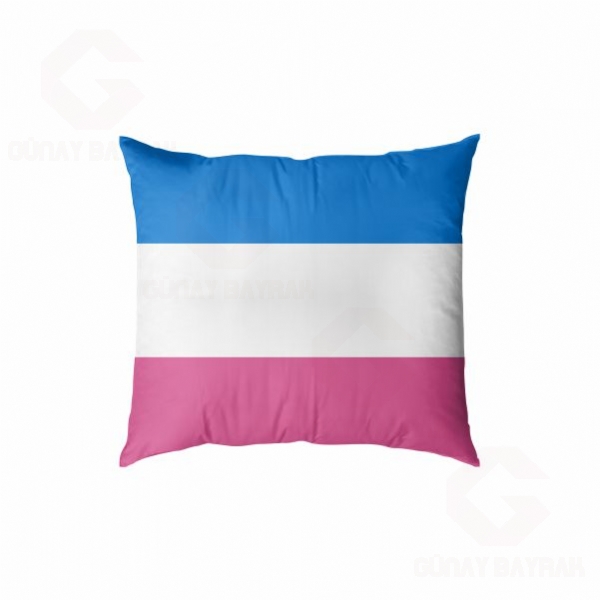 Bandera Heterosexual Dijital Bask�l� Yast�k K�l�f�