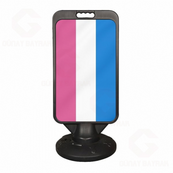 Bandera Heterosexual Plastik Duba