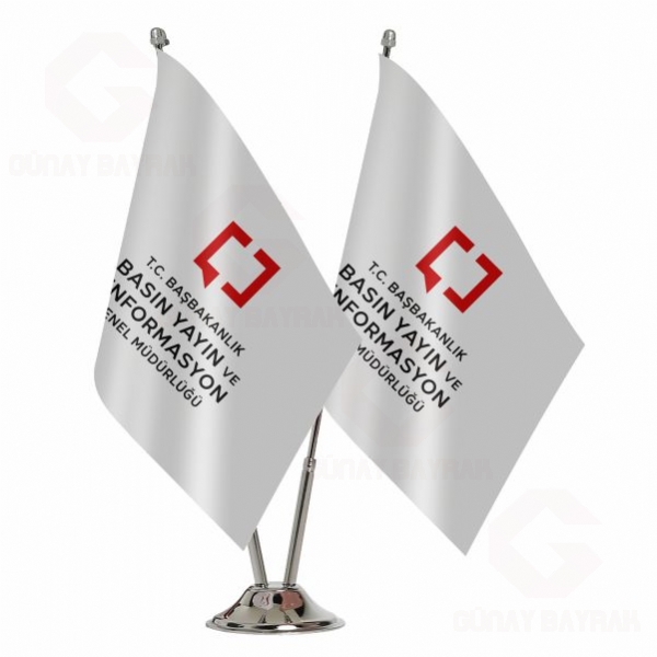 Bas�n Yay�n ve Enformasyon Genel M�d�rl��� ikili Masa Bayra��