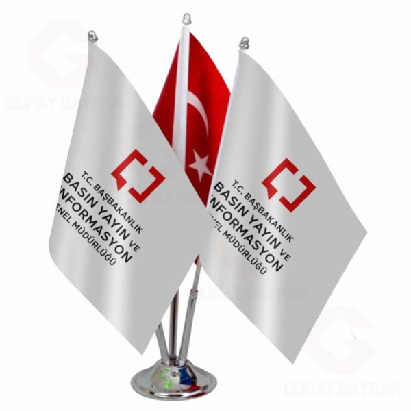 Bas�n Yay�n ve Enformasyon Genel M�d�rl��� ��l� Masa Bayra��